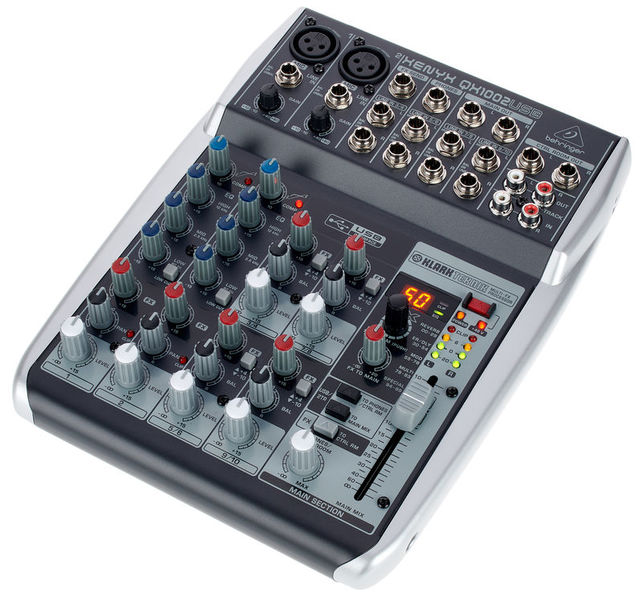 Behringer Xenyx QX1002USB 10Channel Analog Mixer with USB WKV Music Store