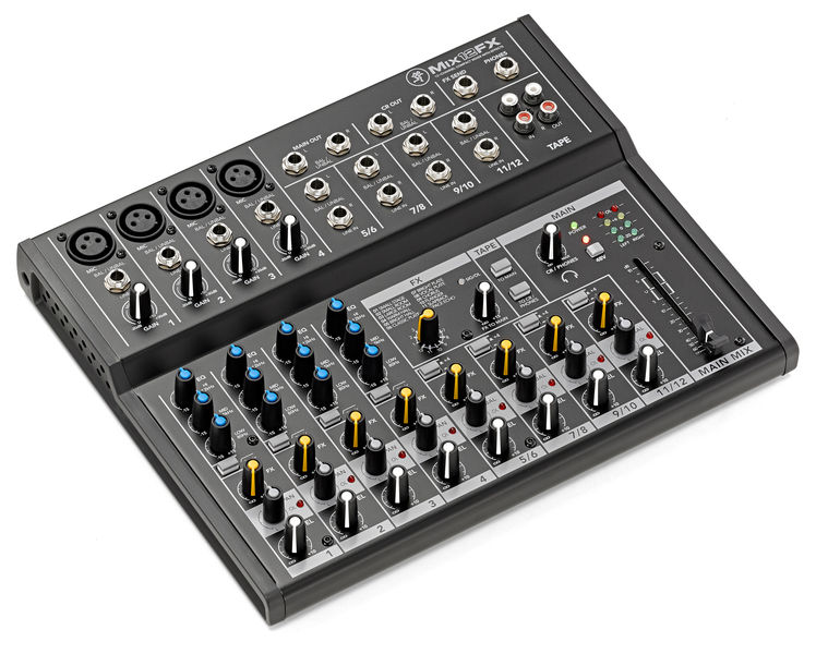 Mackie Mix12FX 12channel Compact Mixer with Effects WKV Music Store